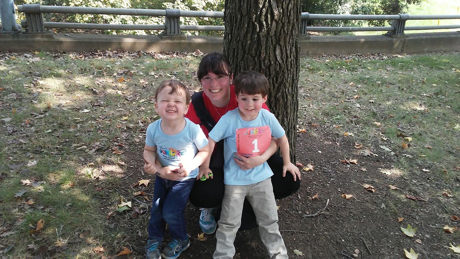 Kelly Allan and her children